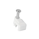GPL-5B | Bolsa con 20 grapas blancas de 3 x 6 mm para cable plano