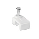 GPL-8B | Bolsa con 20 grapas blancas de 5 x 8.5 mm para cable plano