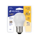 LED-40GC | Lámpara LED G45 6 W (equiv. 40 W), luz cálida, blíster