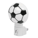 LUZ-04 | Luz de noche con lámpara E12, balón soccer, Volteck