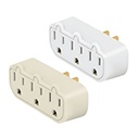 MUL-320G | Multicontacto de barra triple aterrizado, a granel, Volteck