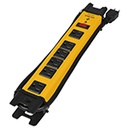 MUL-612X | Multicontacto 14 AWG industrial supresor de picos 6 entradas