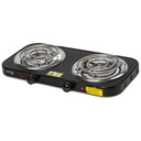 PAEL-2CPN | Parrilla eléctrica 2 quemadores en espiral, negra, Basic