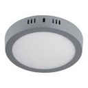 PLA-215L | Luminario gris de LED 12 W redondo tipo plafón luz de día