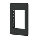 PPTR-LN | Placa negra de 1 ventana 3 módulos, línea Lisboa, Volteck