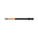 PUDE-1402I | Estuche con 5 puntas de cruz PH2 de impacto largo 4'