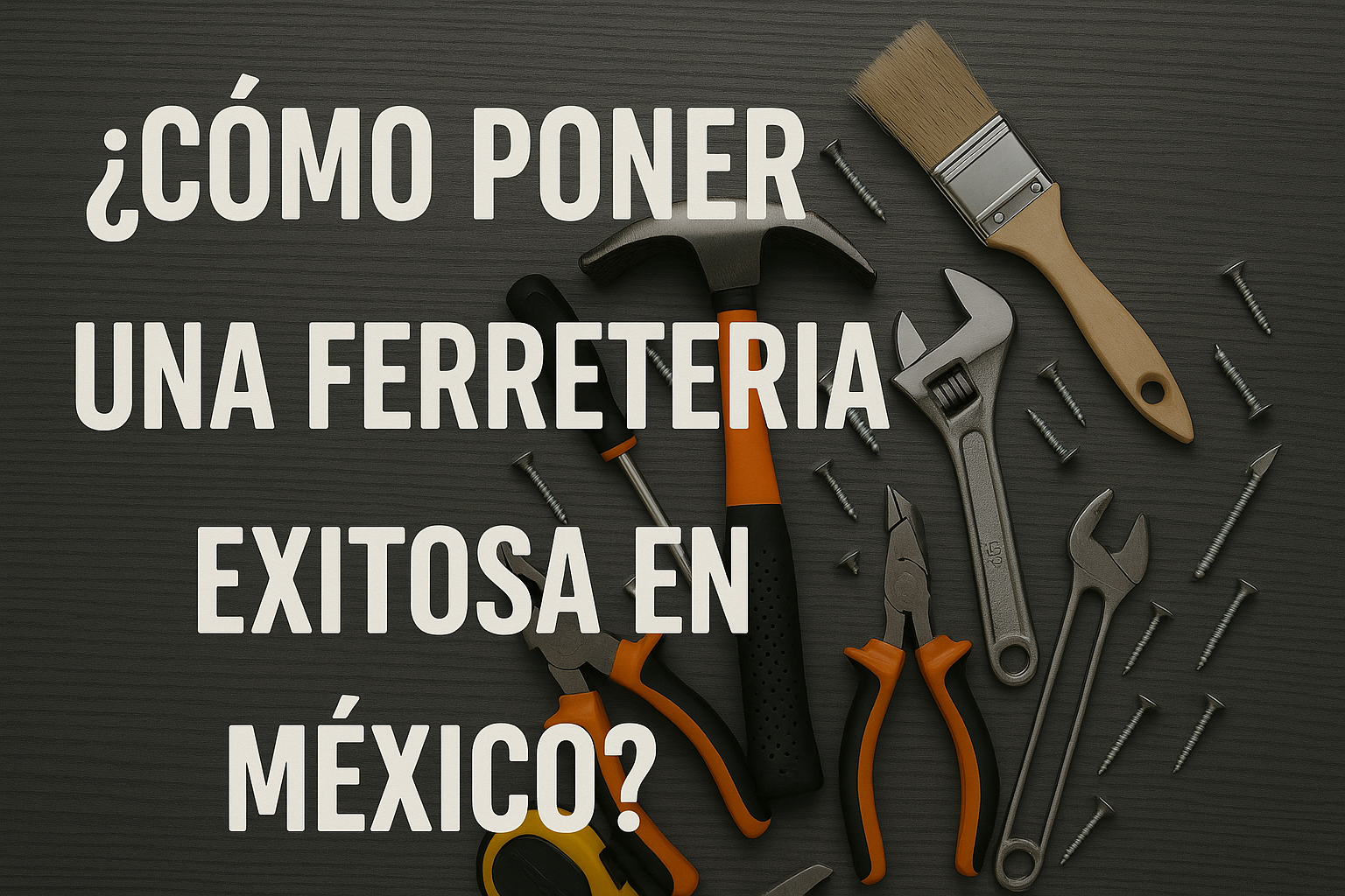 Como poner una ferretería exitosa en México