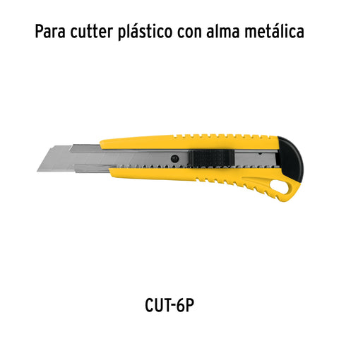 Estuche con 10 cuchillas SK2 de 18 mm para cutter, Expert | REP-CUT-6X | 100099