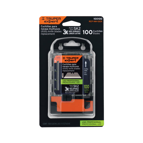Dispensador con 100 cuchillas para NV-7X y NM-6, Expert | REP-NM-100X | 100100