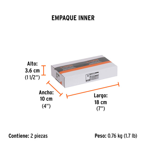 Estuche con 50 cuchillas SK4 de 18 mm para cutter, Truper | REP-CUT-650 | 100101