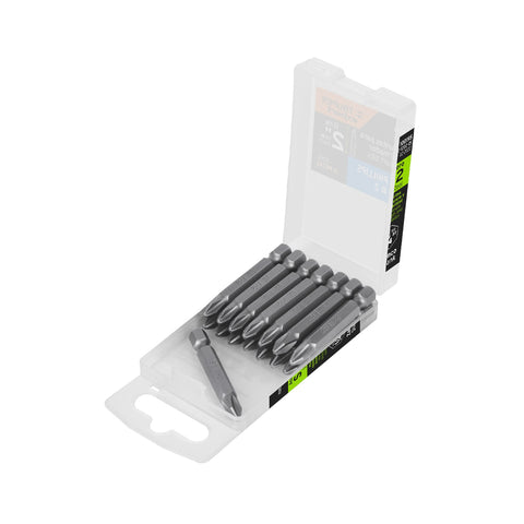 Estuche con 15 puntas de cruz PH2 largo 2', Truper Expert | PUDE-1202-15 | 100195
