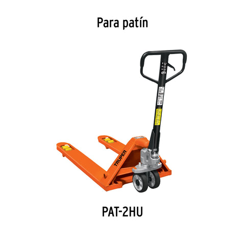 2 Ruedas para patín traspaleta de 2 ton PU-2HU, Truper | RU-PAT-HU | 100253