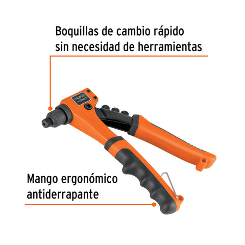 Remachadora profesional 8', Truper Expert | REX-8 | 100333