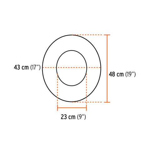 Protector solar plegable para casco, naranja con reflejante | PROCA-N | 100353