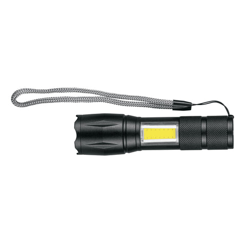 Linterna de 1 LED 270 lm con luz de emergencia, recargable | LINAR-260 | 100371