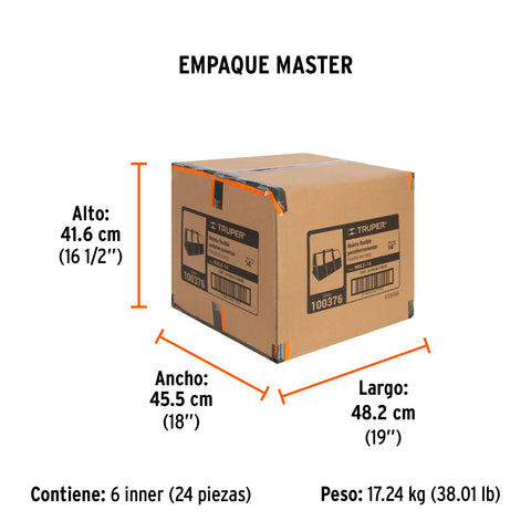 Maleta portaherramientas de 14', Truper | MALE-14 | 100376
