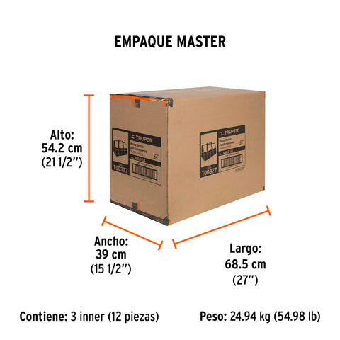 Maleta portaherramientas de 24', Truper | MALE-24 | 100377