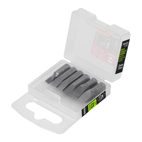 Estuche con 6 puntas planas combinadas largo 1', Expert | PUN-6PL1 | 100505
