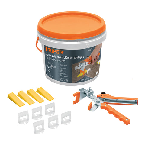 Sistema de nivelación de azulejos, TRUPER | SN-KIT3 | 100515