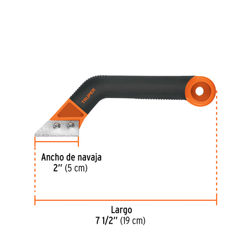 Raspador de lechada con cuchillas de 2', TRUPER | RA-LE | 100650