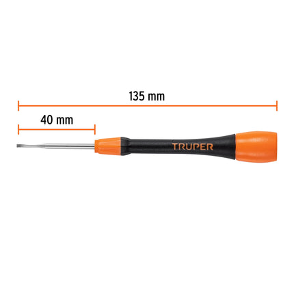 Desarmador de precisión plano de 1.8 mm mango ergonómico | JOY-P18 | 100667