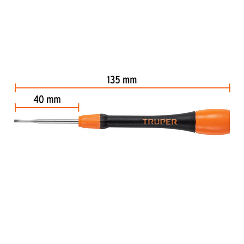 Desarmador de precisión plano de 1.8 mm mango ergonómico | JOY-P18 | 100667