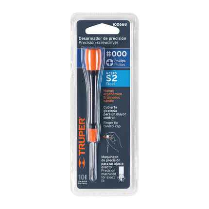 Desarmador de precisión de cruz PH000 mango ergonómico | JOY-C03 | 100668