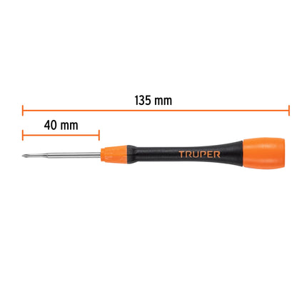 Desarmador de precisión de cruz PH00 mango ergonómico | JOY-C02 | 100669