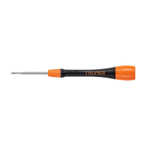 Desarmador de precisión de cruz PH0 mango ergonómico, Truper | JOY-C0 | 100670