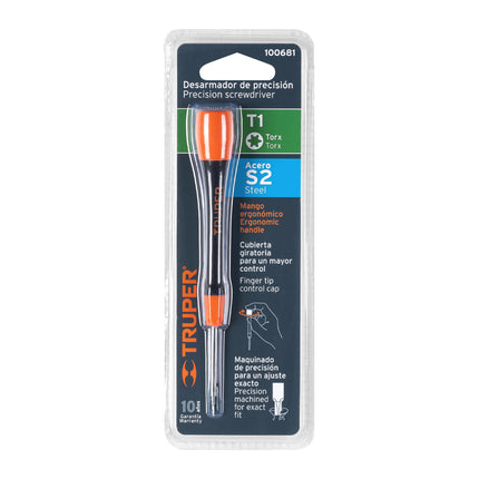 Desarmador de precisión punta torx T1 mango ergonómico | JOY-T1 | 100681