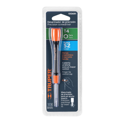 Desarmador de precisión punta torx T4 mango ergonómico | JOY-T4 | 100691