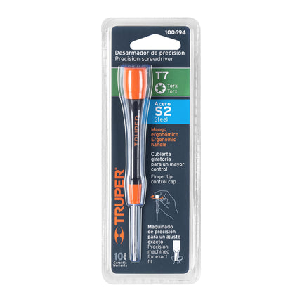 Desarmador de precisión punta torx T7 mango ergonómico | JOY-T7 | 100694