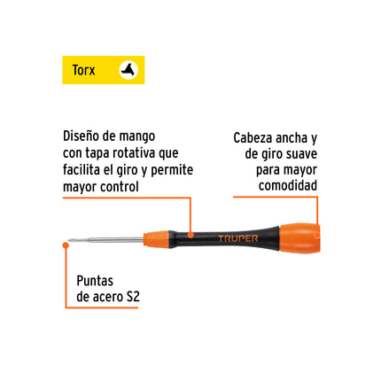 Desarmador de precisión punta triwing Y000 mango ergonómico | JOY-Y03 | 100696