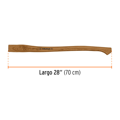 Mango hickory 28' para hacha Boy y europea 2-1/4 lb, TRUPER | MG-HB-2-1/4 | 100750