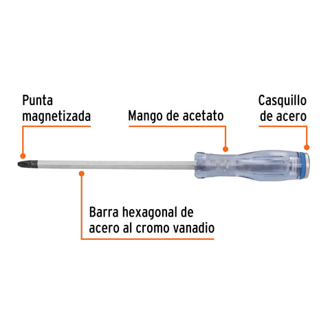 Desarmador de cruz de golpe 3/8' x 10', Truper Expert | GO-3/8X8C | 100814