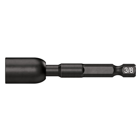 Estuche con 4 dados magnéticos de impacto 3/8' largo 2-1/2' | PUDE-9027I | 100822