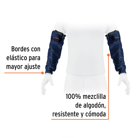 Protección para soldar, mangas de mezclilla, Truper | PROSO-2M | 100826