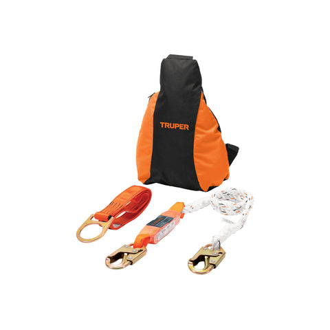 Kit contra caídas con arnés de un anillo, ANSI, Truper | ARN-KIT-1A | 100886