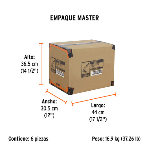 Esmeriladora angular 4-1/2', 1100W, TRUPER PRO | ESMA-45110 | 100902