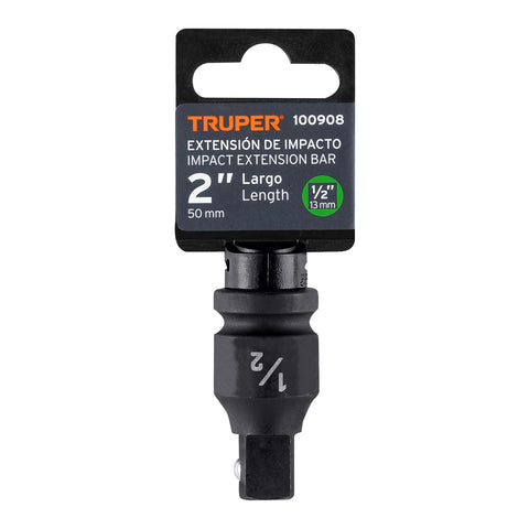 Extensión de impacto con cuadro de 1/2', largo 2', Truper | EI-5460 | 100908