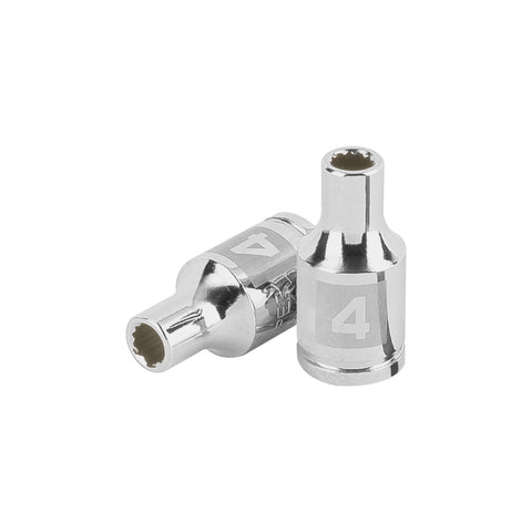 Dado de 4 mm, 12 puntas, cuadro 1/4', Truper | D-1404-BM | 100973