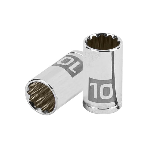 Dado de 10 mm, 12 puntas, cuadro 1/4', Truper | D-1410-BM | 100982
