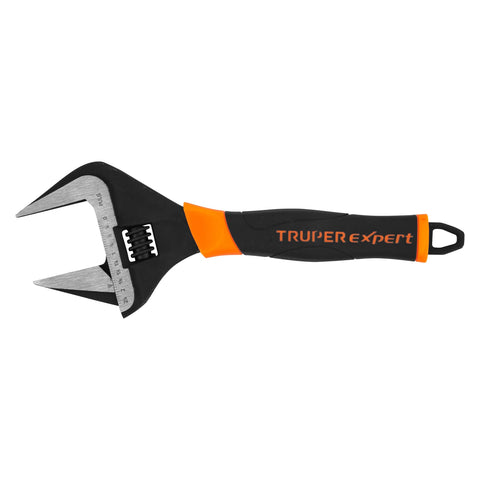 Llave ajustable (perico) 12' boca ancha Comfort Grip, Expert | PET-12XA | 101036