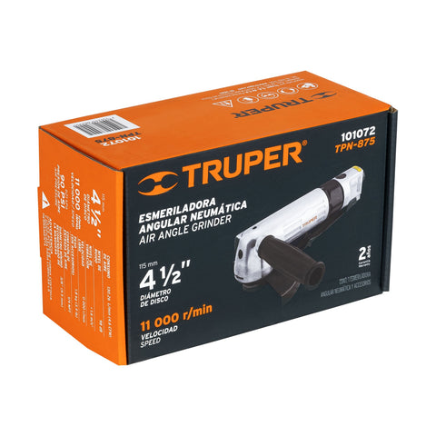 Esmeriladora angular neumática 4-1/2', Truper | TPN-875 | 101072