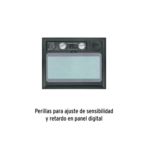 Careta electrónica p/soldar, panel digital, calavera, 9 a 13 | CAREL-913C | 101111