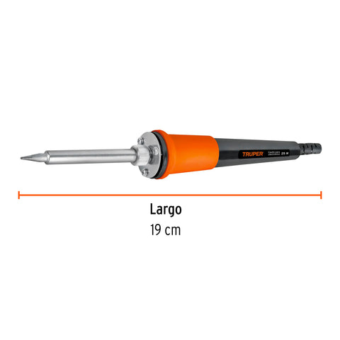 Cautín 25 W profesional tipo lápiz para electrónica, Truper | CAU-25E | 101119