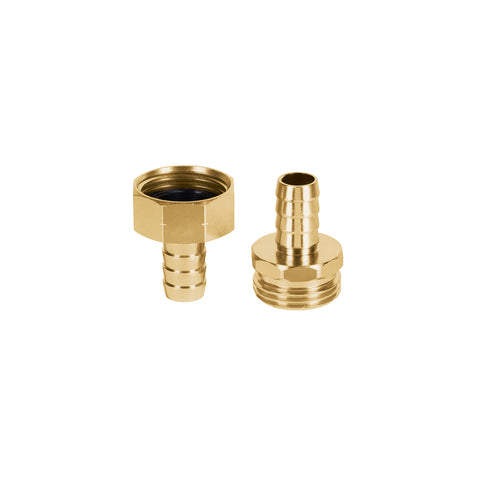 Juego de conectores 1/2' macho/hembra de aluminio, Truper | CFM-1/2A | 101160