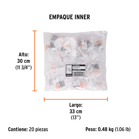 Interruptor de repuesto para LIBA-4X24N3, Truper | INT-LB-4X24N3 | 101178
