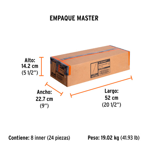 Cincel para azulejo SDS max 1-1/2' x 16', Truper | SDM-C3 | 101238