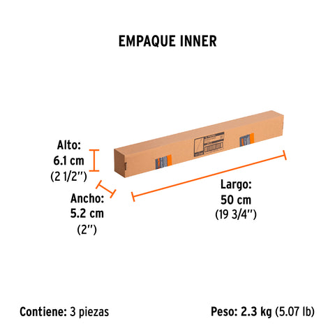 Cincel para azulejo SDS max 1-1/2' x 16', Truper | SDM-C3 | 101238